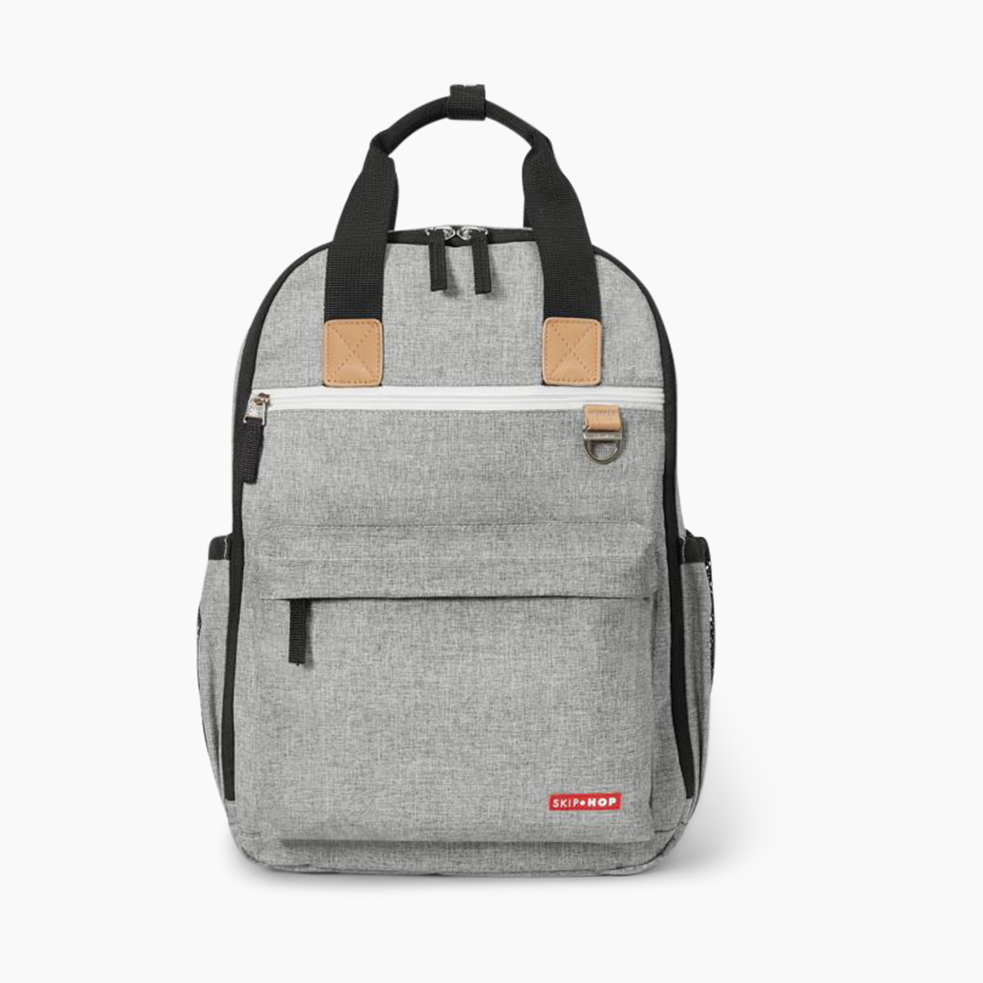 Skip Hop Duo Diaper Backpack Grey Melange