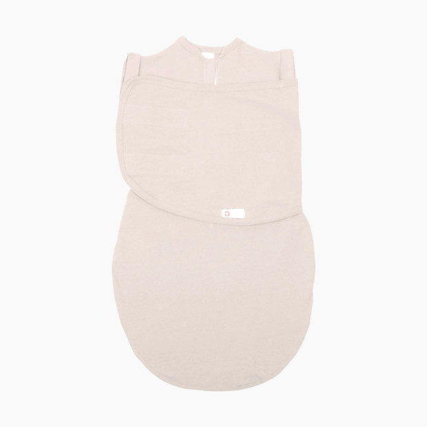 Embe Babies Short Sleeve Swaddle Sack - Cream, Medium/Large 12-18 Lbs ...