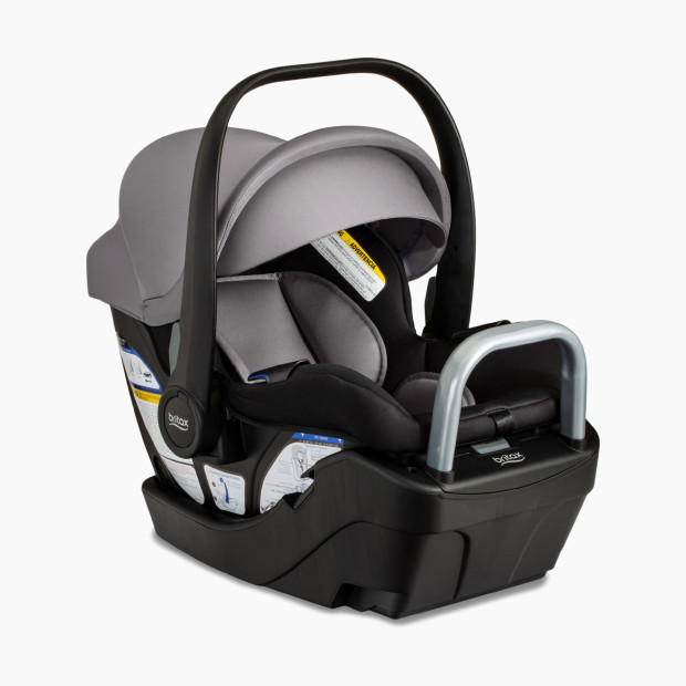 Britax Willow S Infant Car Seat with Alpine Base - Graphite Onyx.