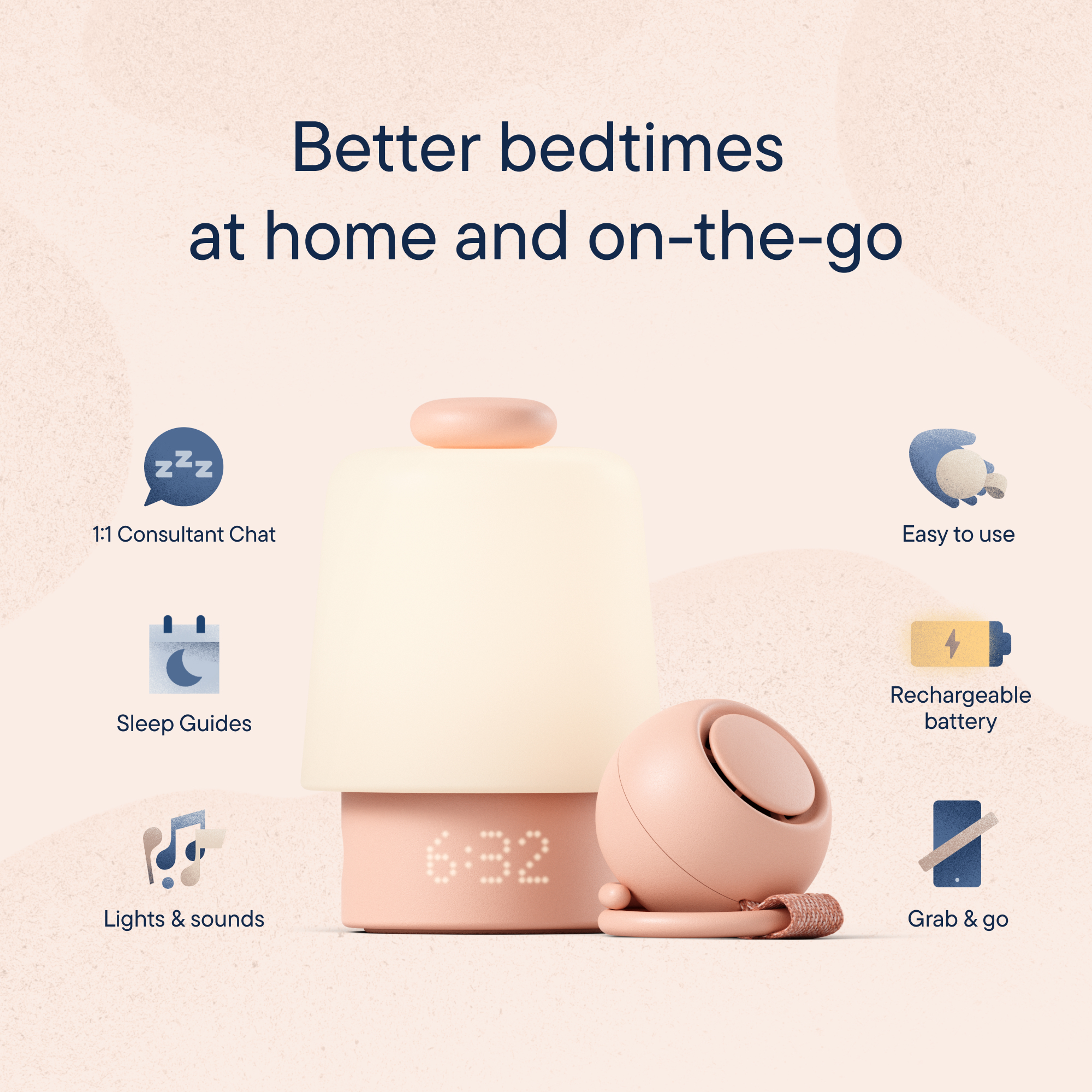 Hatch Hatch Baby and Hatch Go Bundle - Peach.