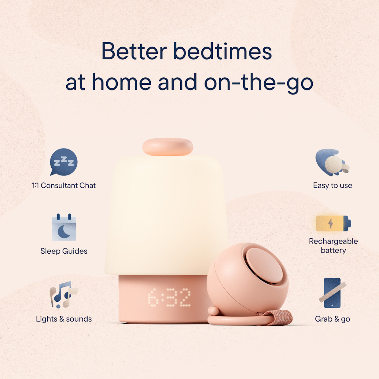 Hatch Hatch Baby and Hatch Go Bundle - Peach.