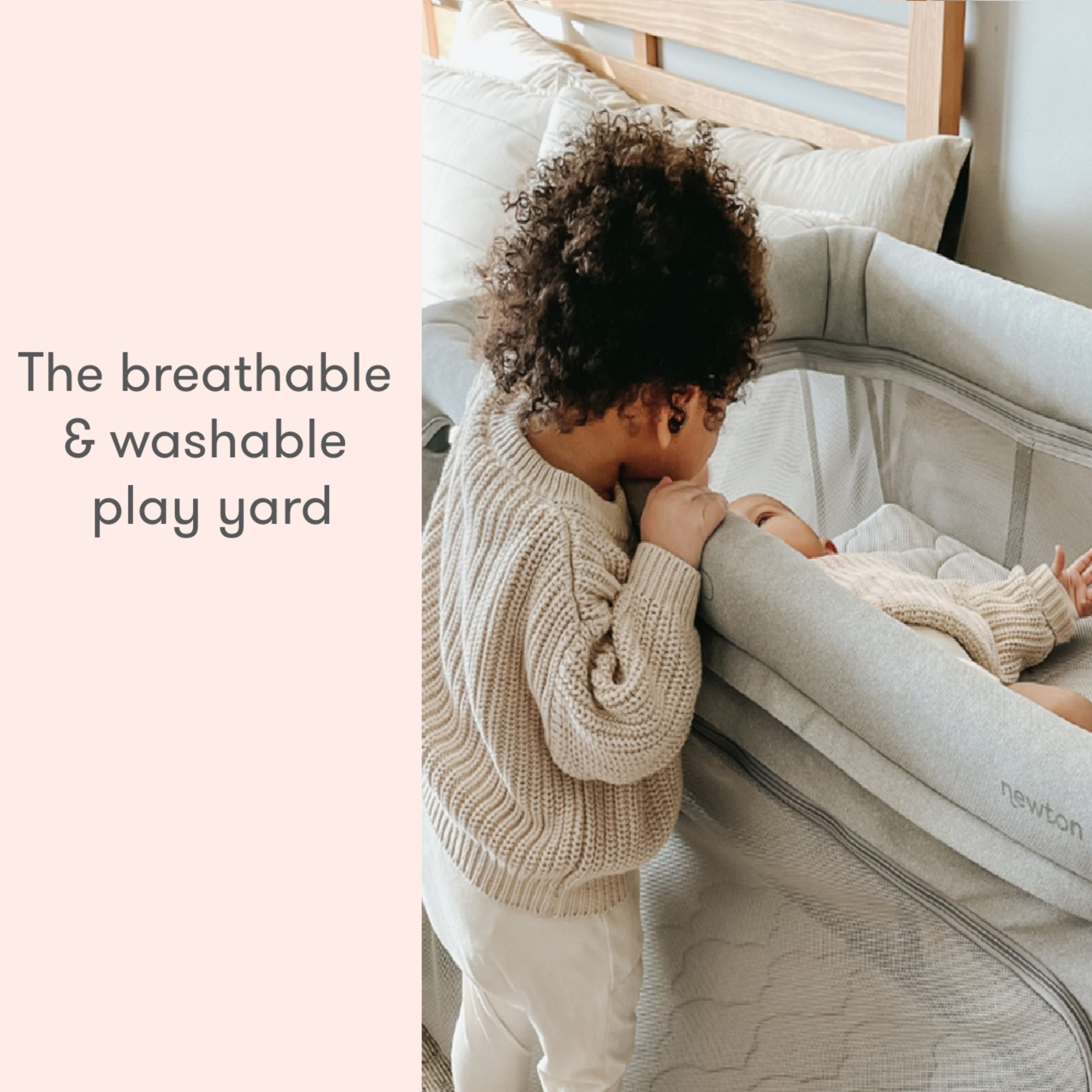 Newton Baby Travel Crib and Play Yard with Bassinet Insert.