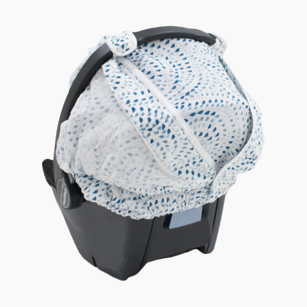 Bebe au Lait Muslin Car Seat Cover - Serenity.