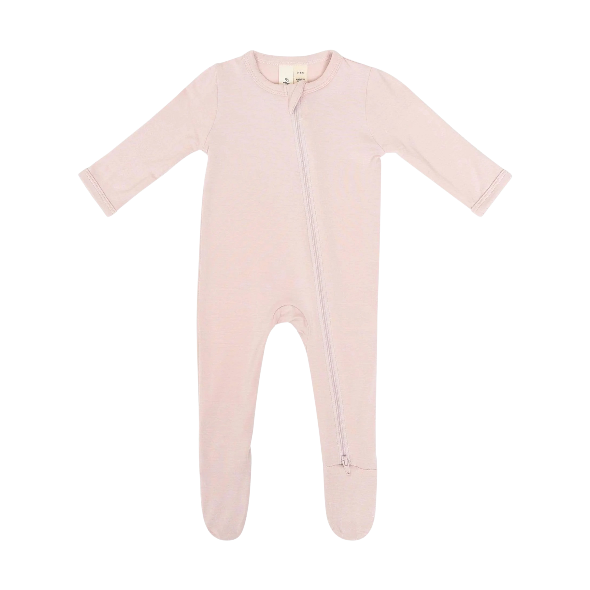 Kyte Baby Zipper Footie Blush, 612 Months Babylist Shop
