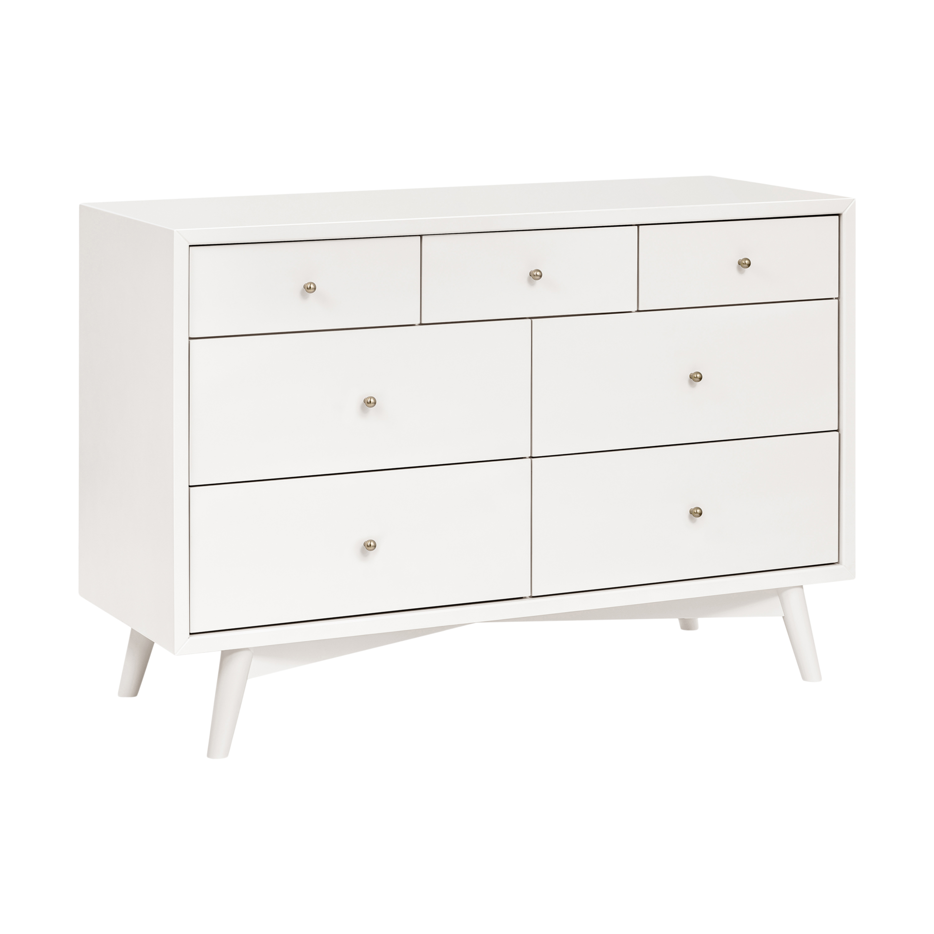 babyletto Palma 7-Drawer Assembled Double Dresser.
