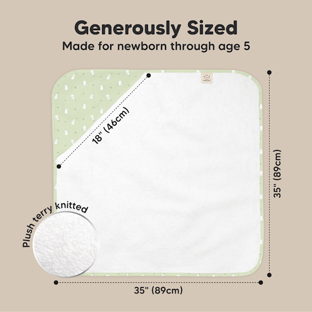 KeaBabies Luxe Hooded Towel.
