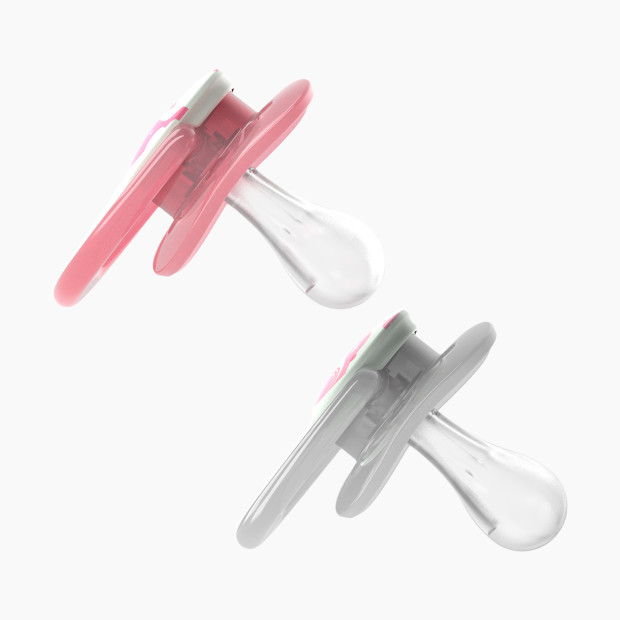 Dr. Brown's Advantage Pacifiers Glow-in-The-Dark - Pink, 2, Stage 1.
