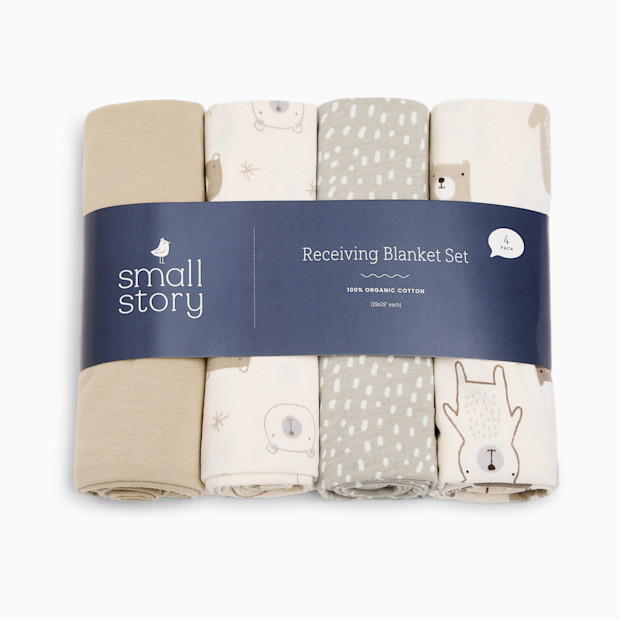 Small Story Receiving Blanket (4 Pack).