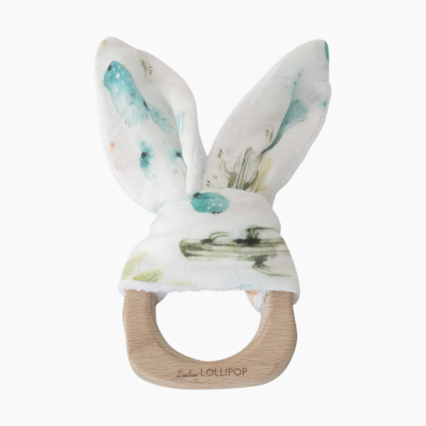 Loulou Lollipop Bunny Ear Teether - Cactus Floral.