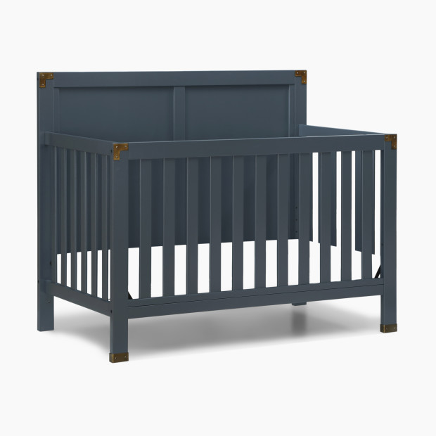 Baby Relax Miles 5-in-1 Convertible Crib - Graphite Blue.