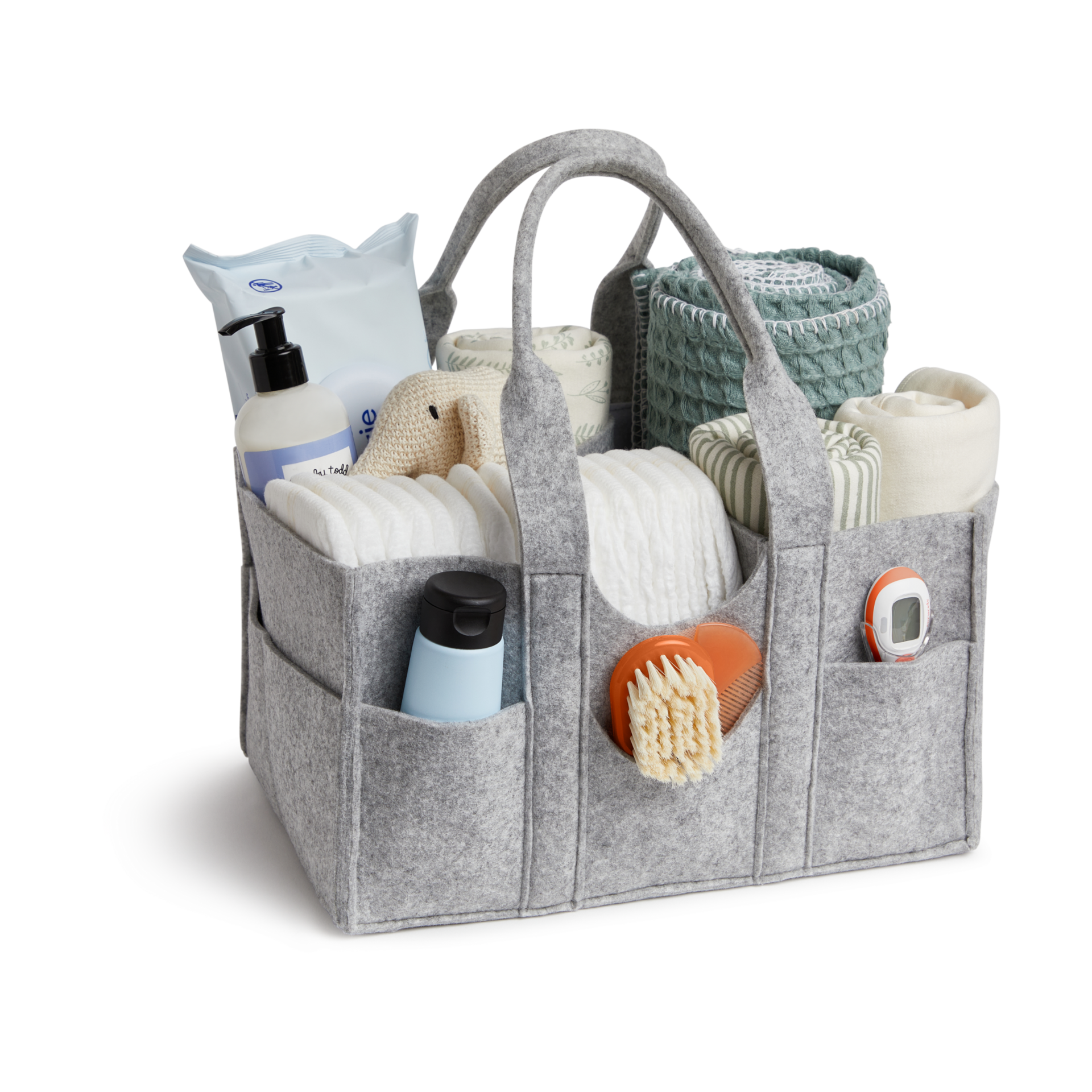 Sprucely Felt Diaper Caddy.