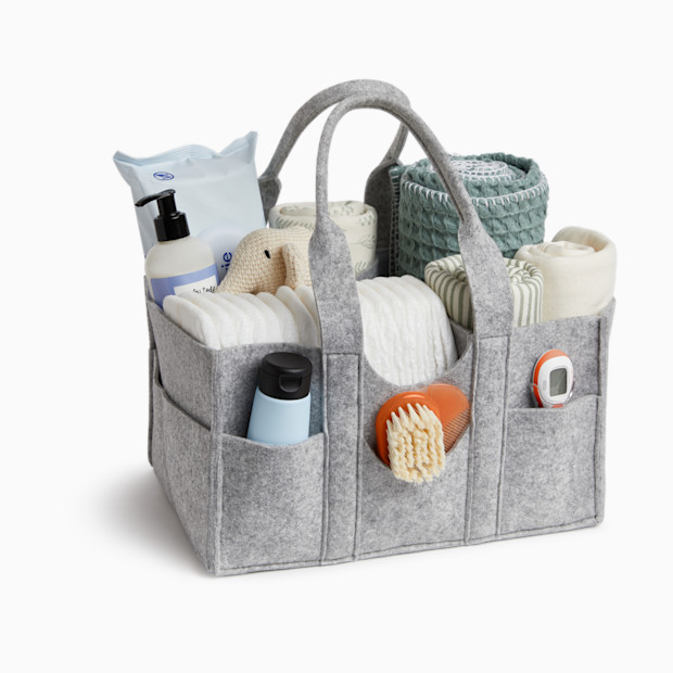 Sprucely Felt Diaper Caddy.