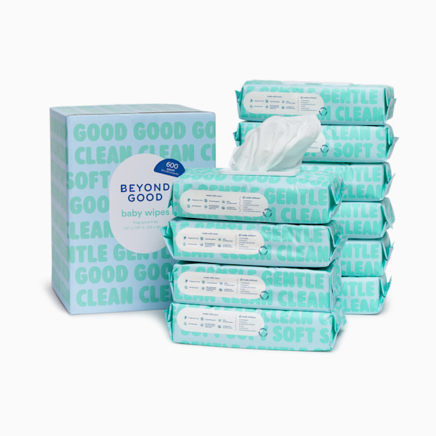 Beyond Good 99% Purified Water Baby Wipes - Fragrance Free, 600 Count.