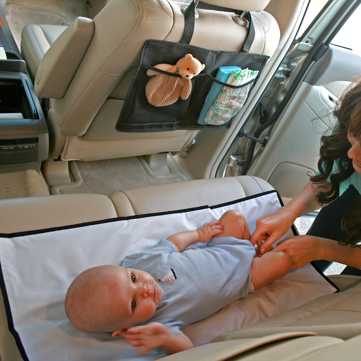 JL Childress Pockets 'N Pad Diapering Station - Black.