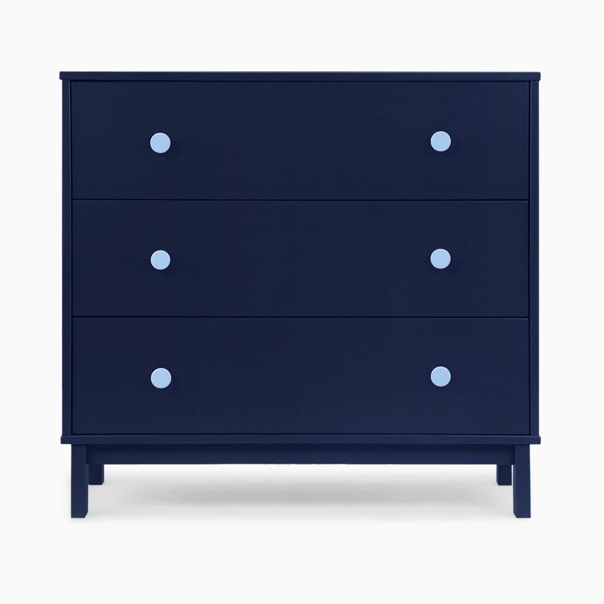 Delta Children babyGap Legacy 3 Drawer Dresser with Interlocking Drawers - Navy/Light Blue.