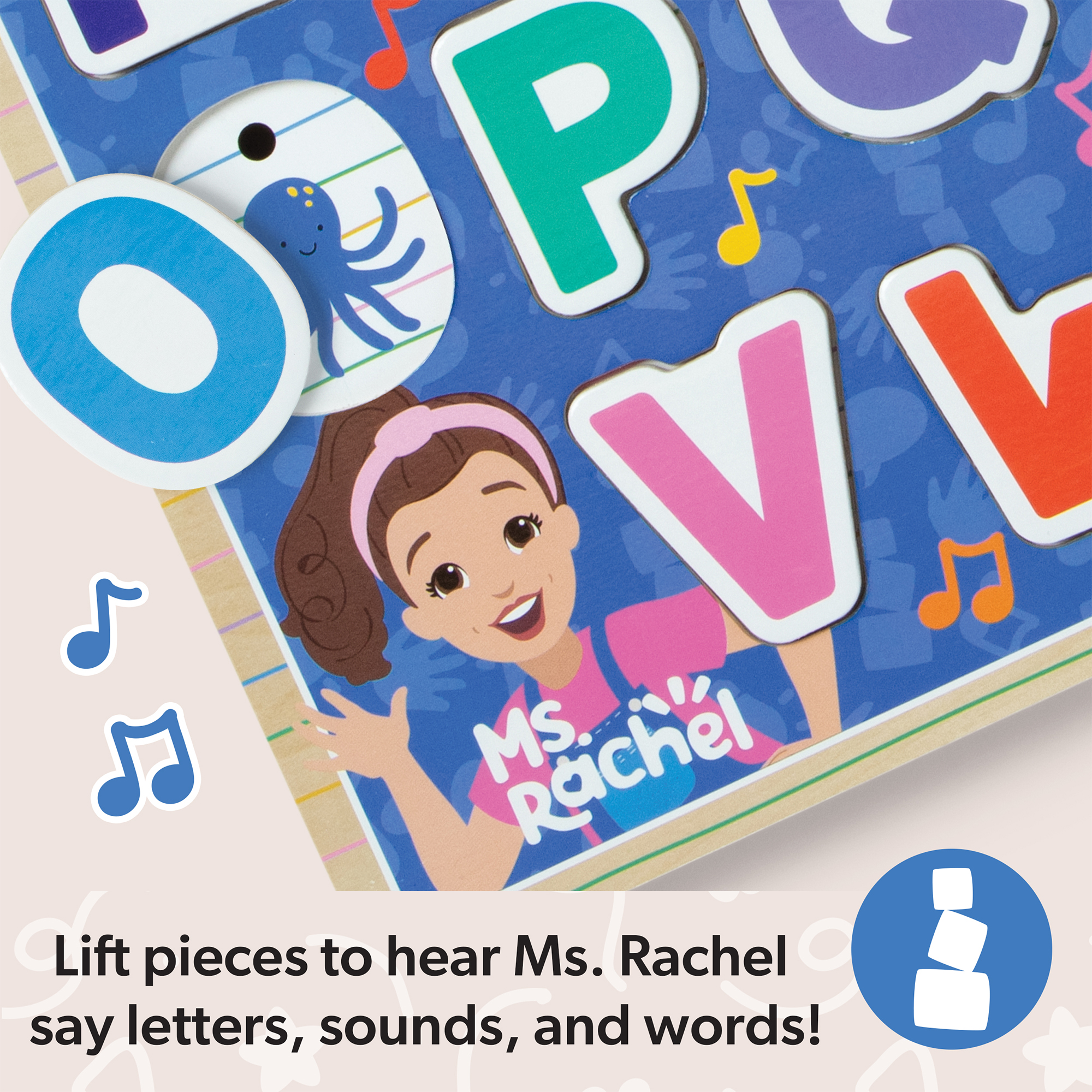 Melissa & Doug Ms. Rachel Alphabet Phonics Puzzle.
