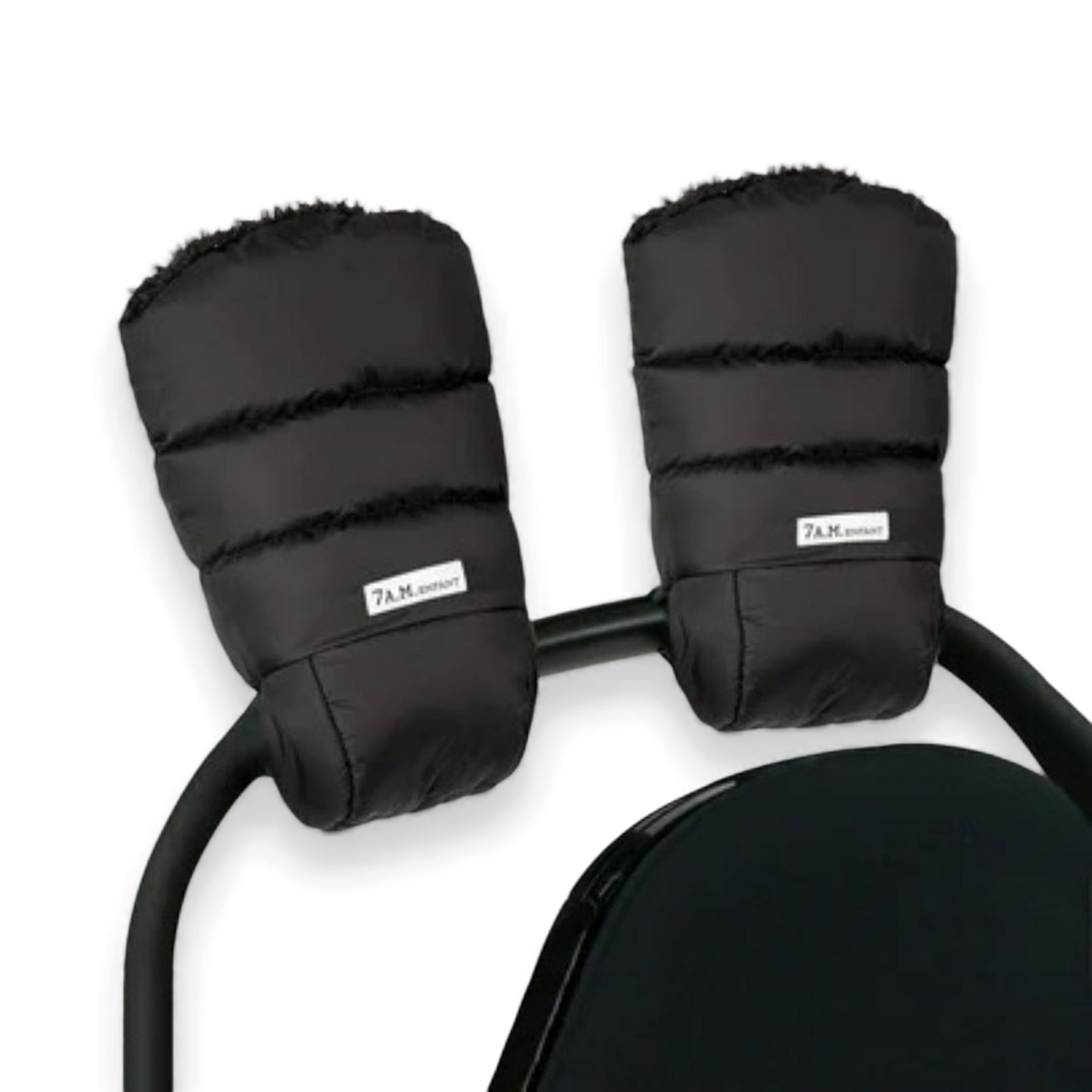 7AM Enfant Warmmuffs - Black Plush.