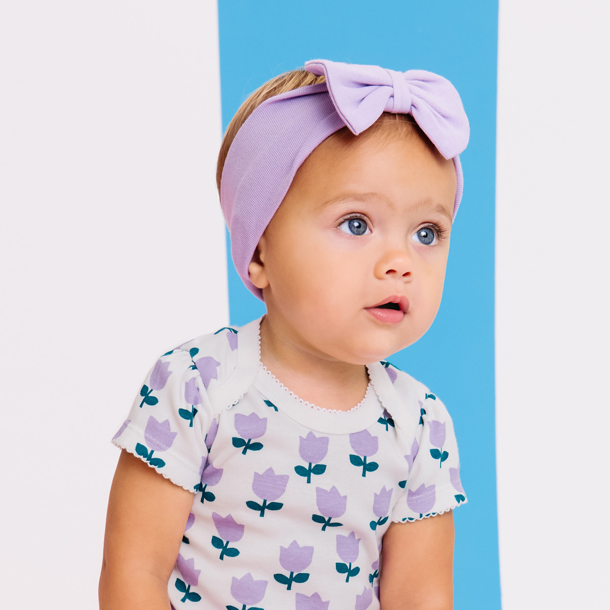 Small Story Organic Cotton Short Sleeve Print Mix Bodysuit (5 Pack) - Berry Sweet, 3-6 M.
