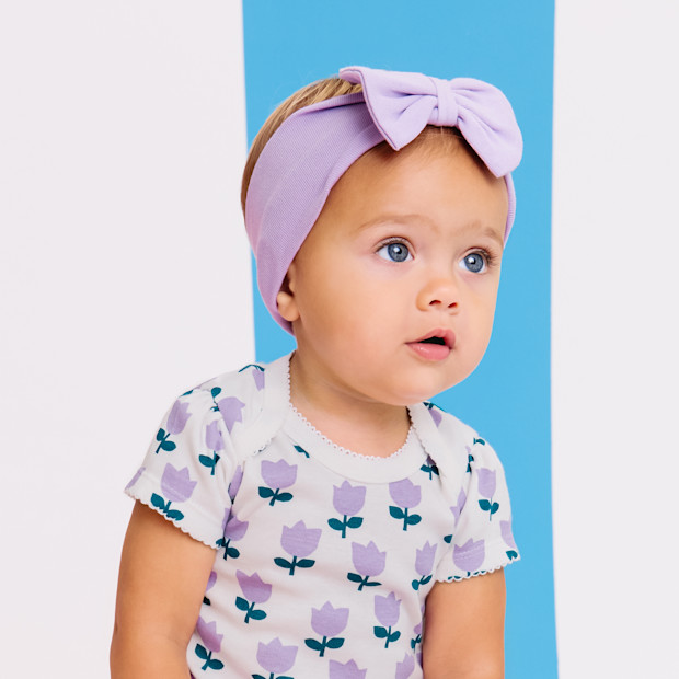 Small Story Organic Cotton Short-Sleeve Printed Bodysuit (5 Pack).