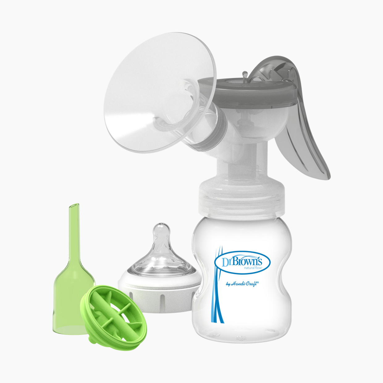Dr. Brown's Manual Breast Pump With Silicone Shield.