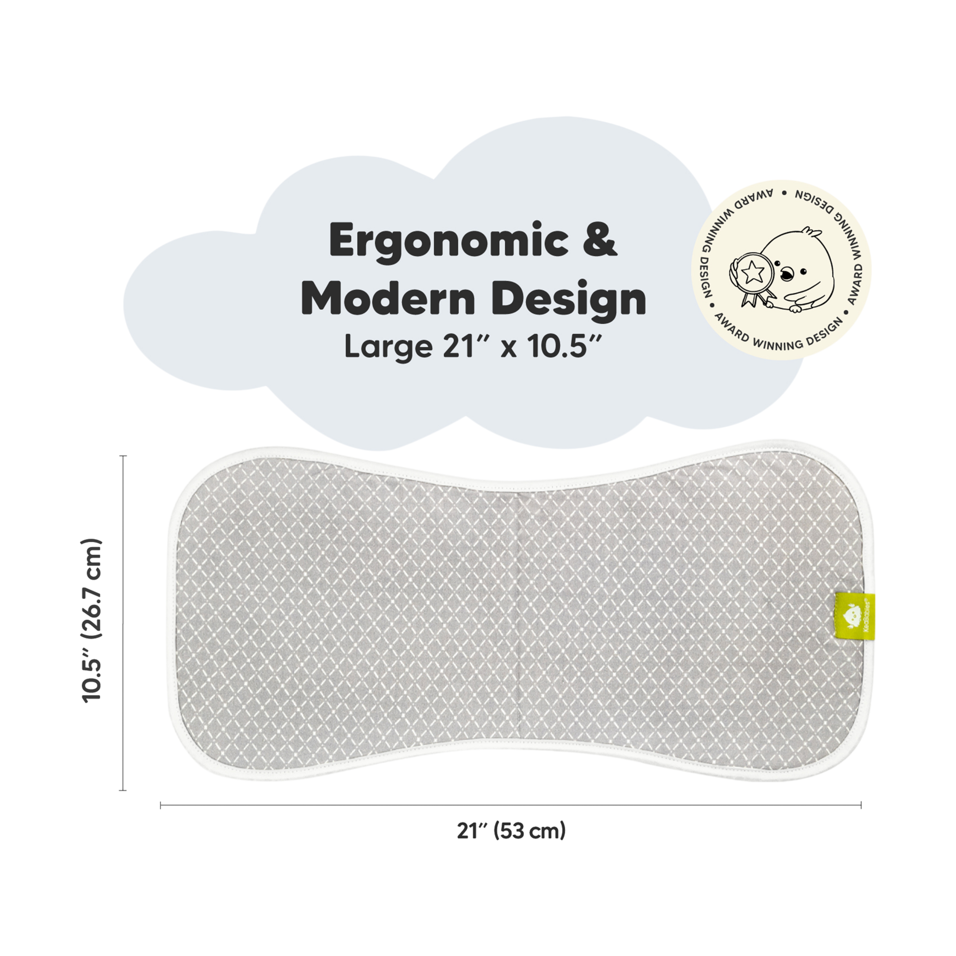 KeaBabies Urban Burp Cloths (5 Pack) - Nordic.