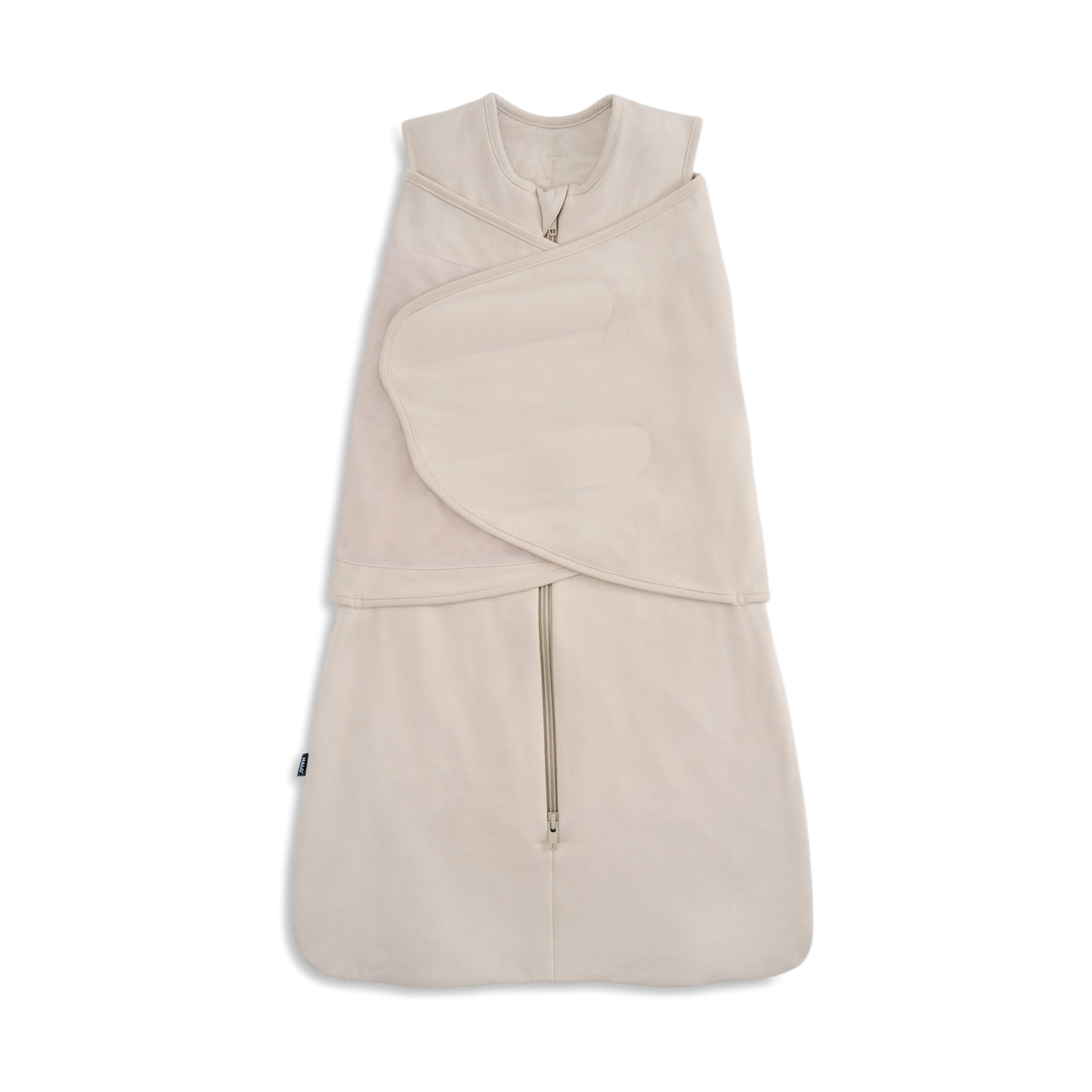 Halo SuperSoft Bamboo Swaddle TOG 2.0 - Oat, Small.