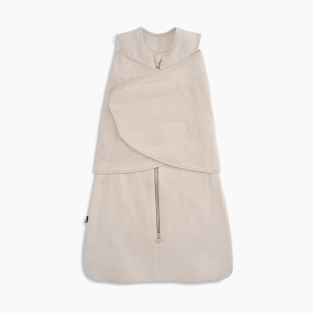 Halo SuperSoft Bamboo Swaddle TOG 2.0 - Oat, Small.