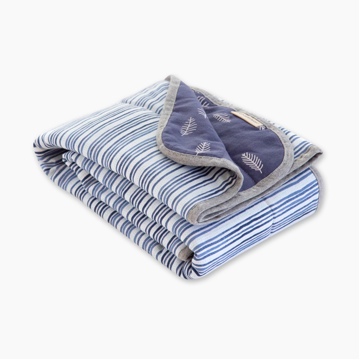 Burt's Bees Baby Reversible Organic Cotton Jersey Knit Blanket - On The Road.