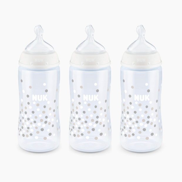 NUK Smooth Flow Anti-Colic Bottle (3 Pack) - Clear, 10oz.