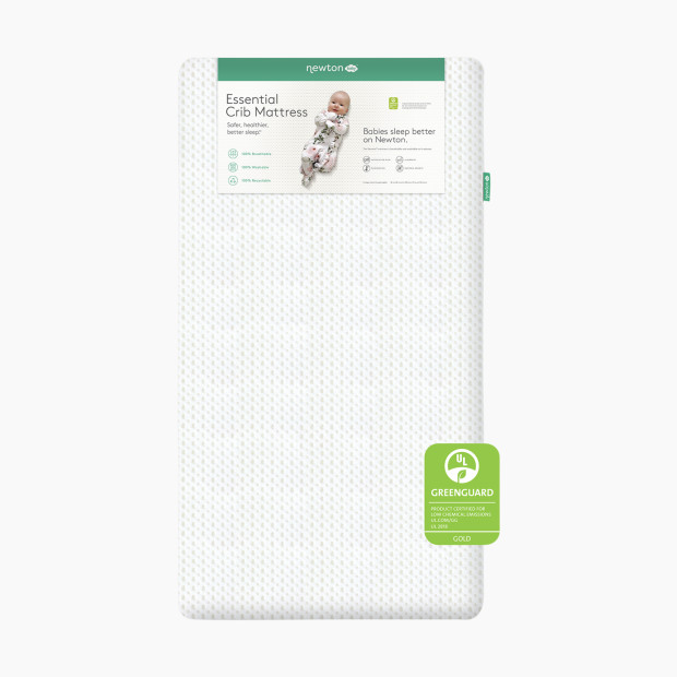 Newton Baby Essential Breathable Standard Size Crib Mattress - White.