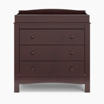 Graco Noah 3 Drawer Changing Table Dresser (Espresso) – GREENGUARD Gold Certified, Includes Interlocking Drawer System