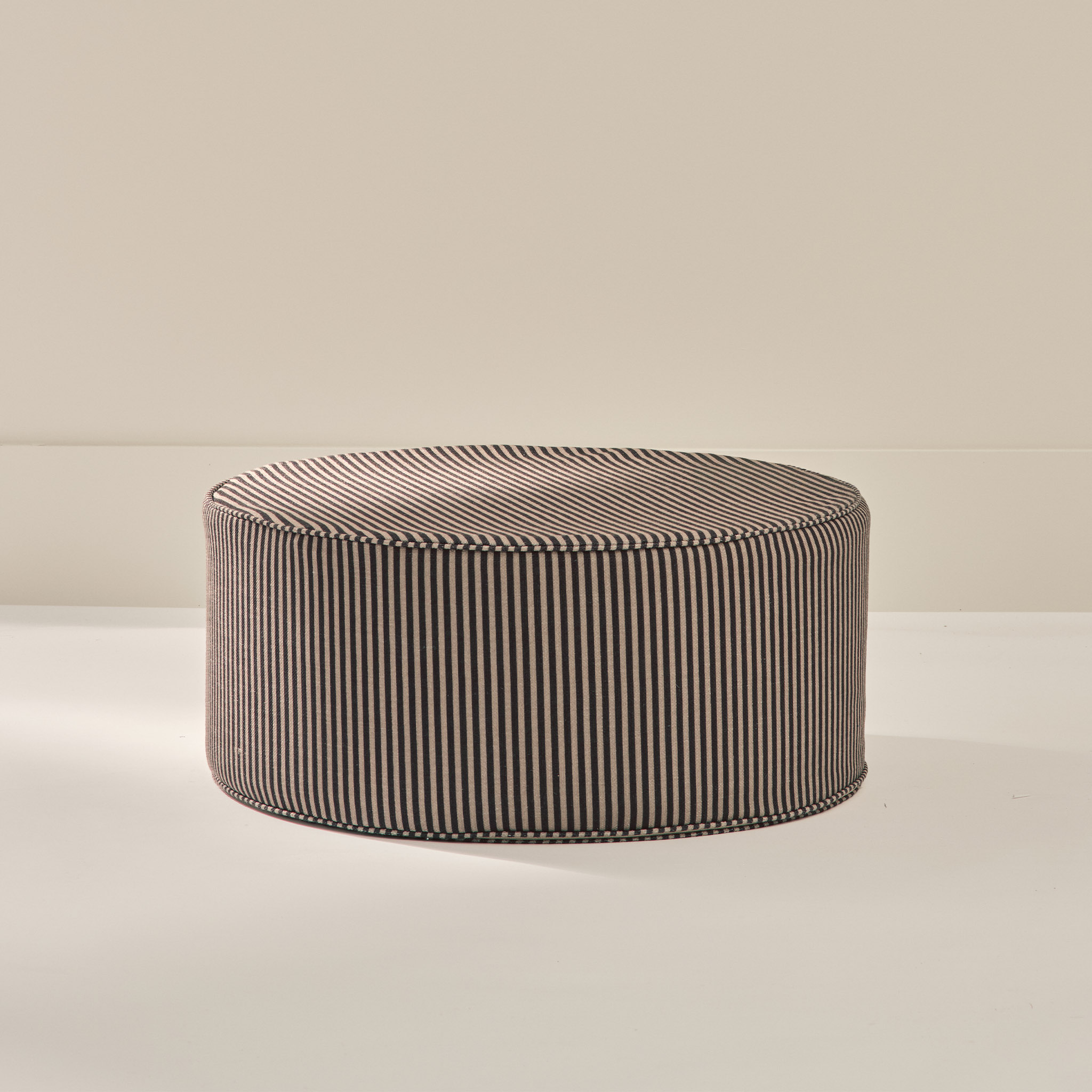House of Noa Ottoman - Finley Taupe & Sable, Large.