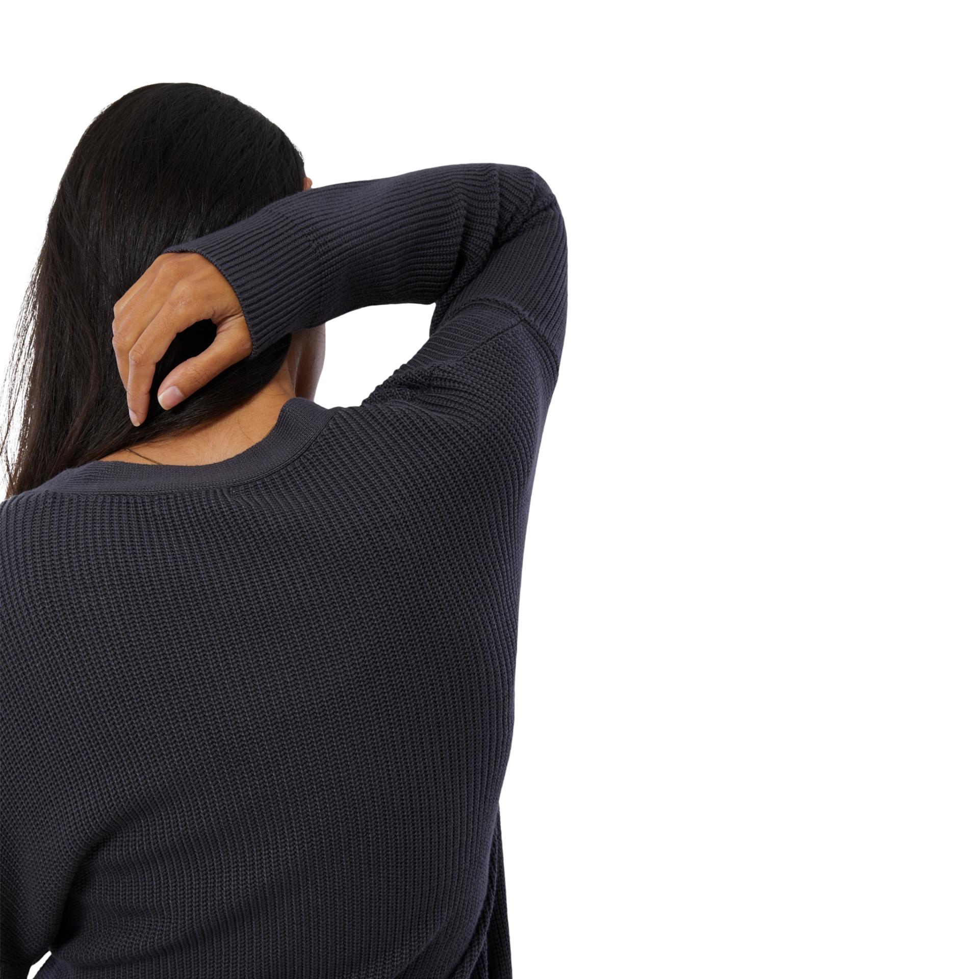 Ingrid and Isabel Wrap Nursing Cardigan - Asphalt, M.