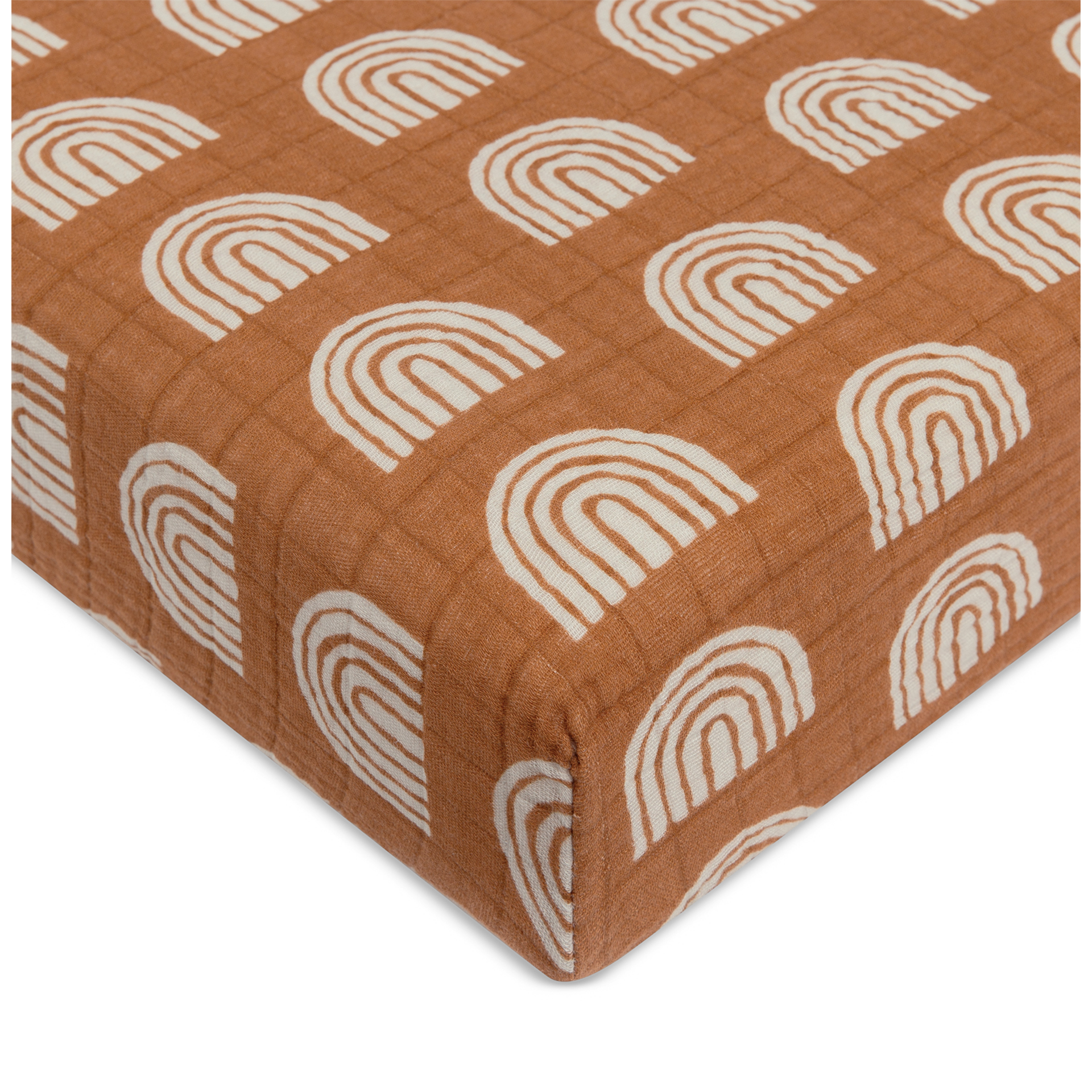 babyletto Crib Sheet in GOTS Certified Organic Muslin Cotton.