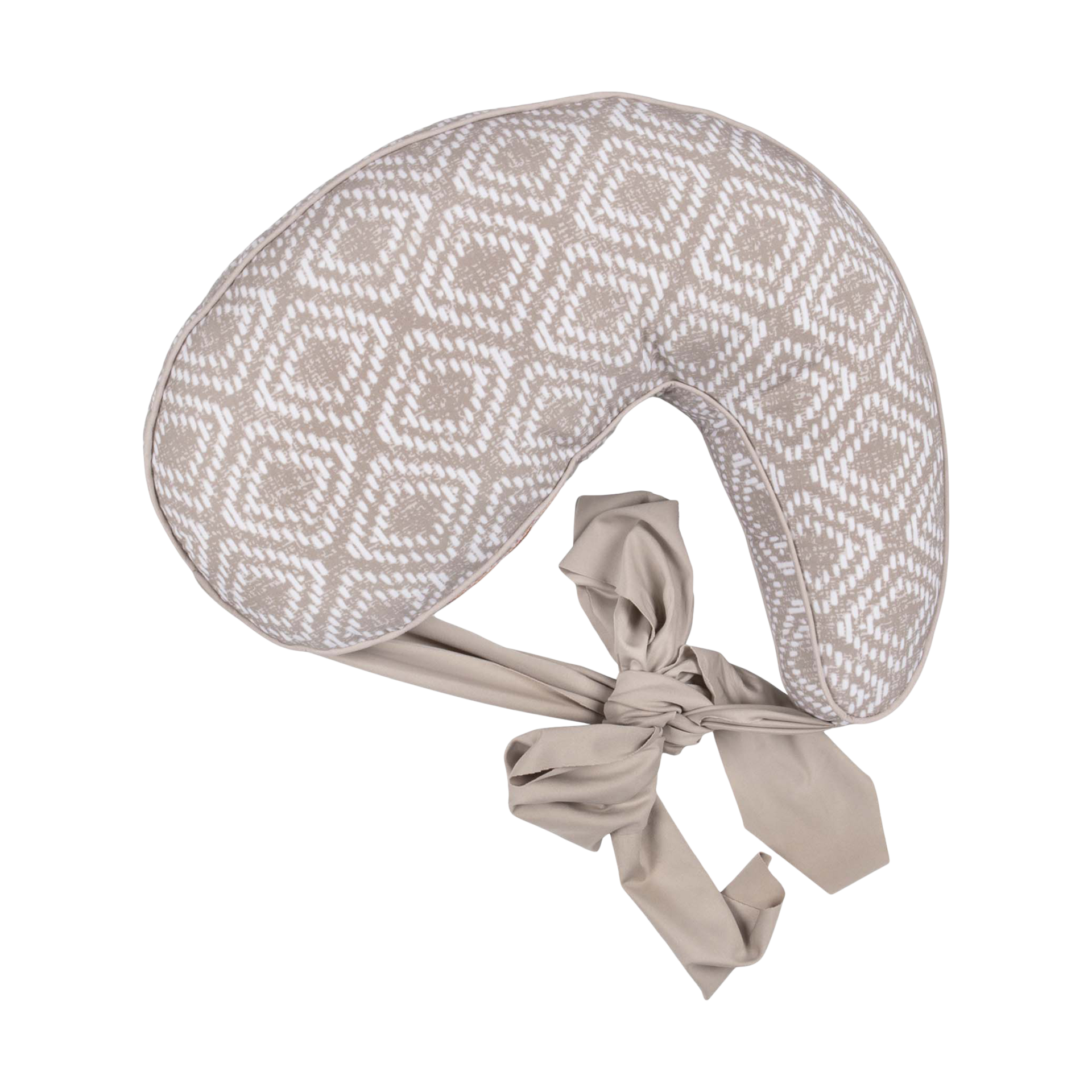 Boppy Anywhere Travel Nursing Pillow, Latte Rattan, Plus Sized to Petite with Stretch Belt, Portable Nursing Pillow, Breastfeeding and Bottle-Feeding Support, Machine Washable