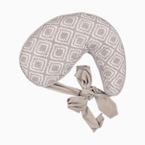 Boppy Anywhere Travel Nursing Pillow, Latte Rattan, Plus Sized to Petite with Stretch Belt, Portable Nursing Pillow, Breastfeeding and Bottle-Feeding Support, Machine Washable