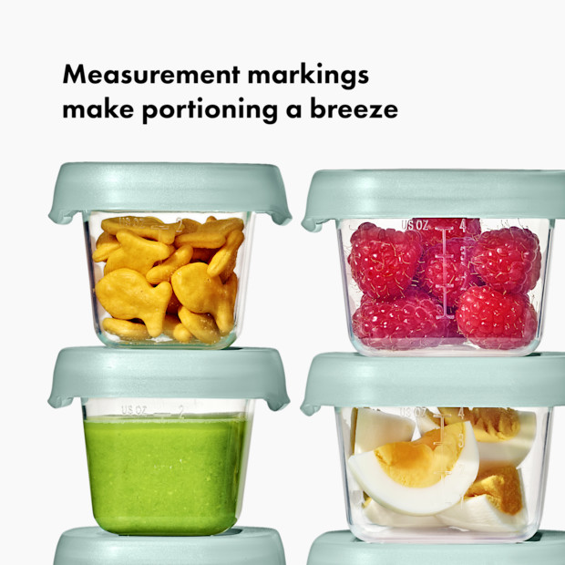 OXO Tot Baby Blocks 12-Piece Food Storage Container Set.