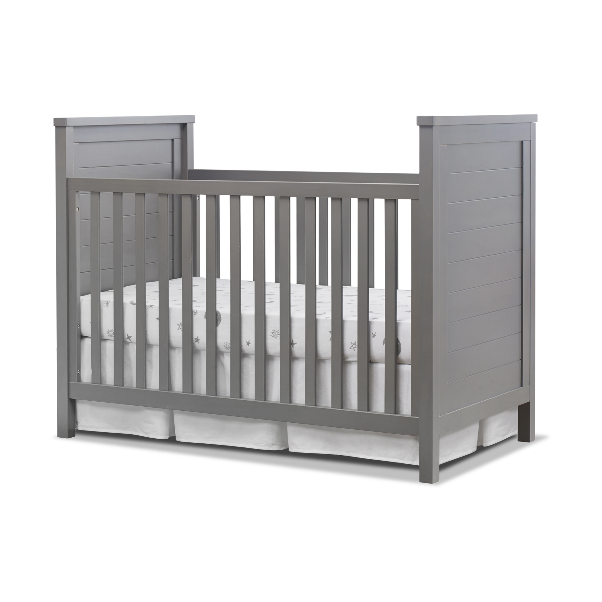 Sorelle Farmhouse Classic Crib Weathered Gray Babylist Shop