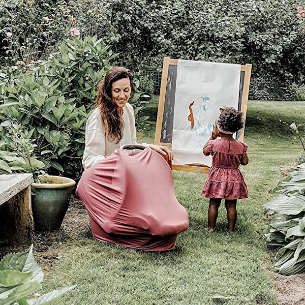 Simka Rose Multi Use Car Seat Cover.