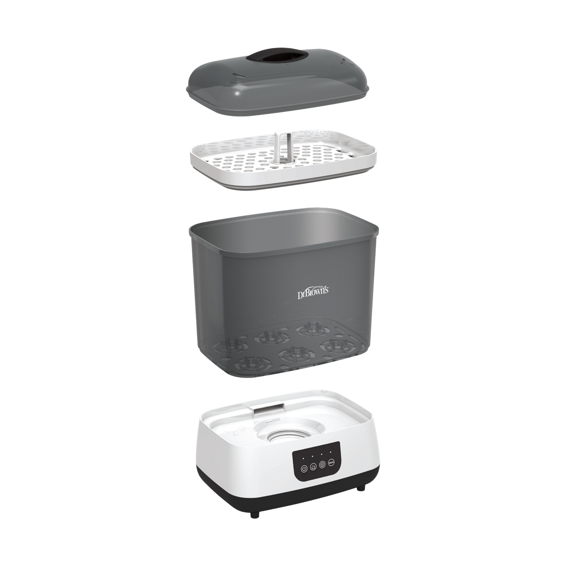 Dr. Brown's Bottle Sterilizer and Dryer - White/Black.