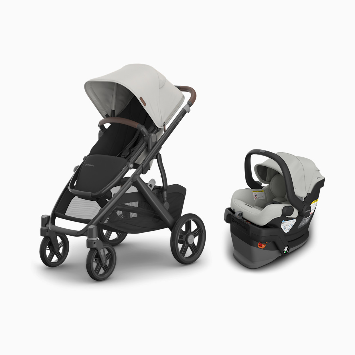 UPPAbaby Vista V3 Stroller & Mesa V3 Infant Car Seat Travel System - Savannah.