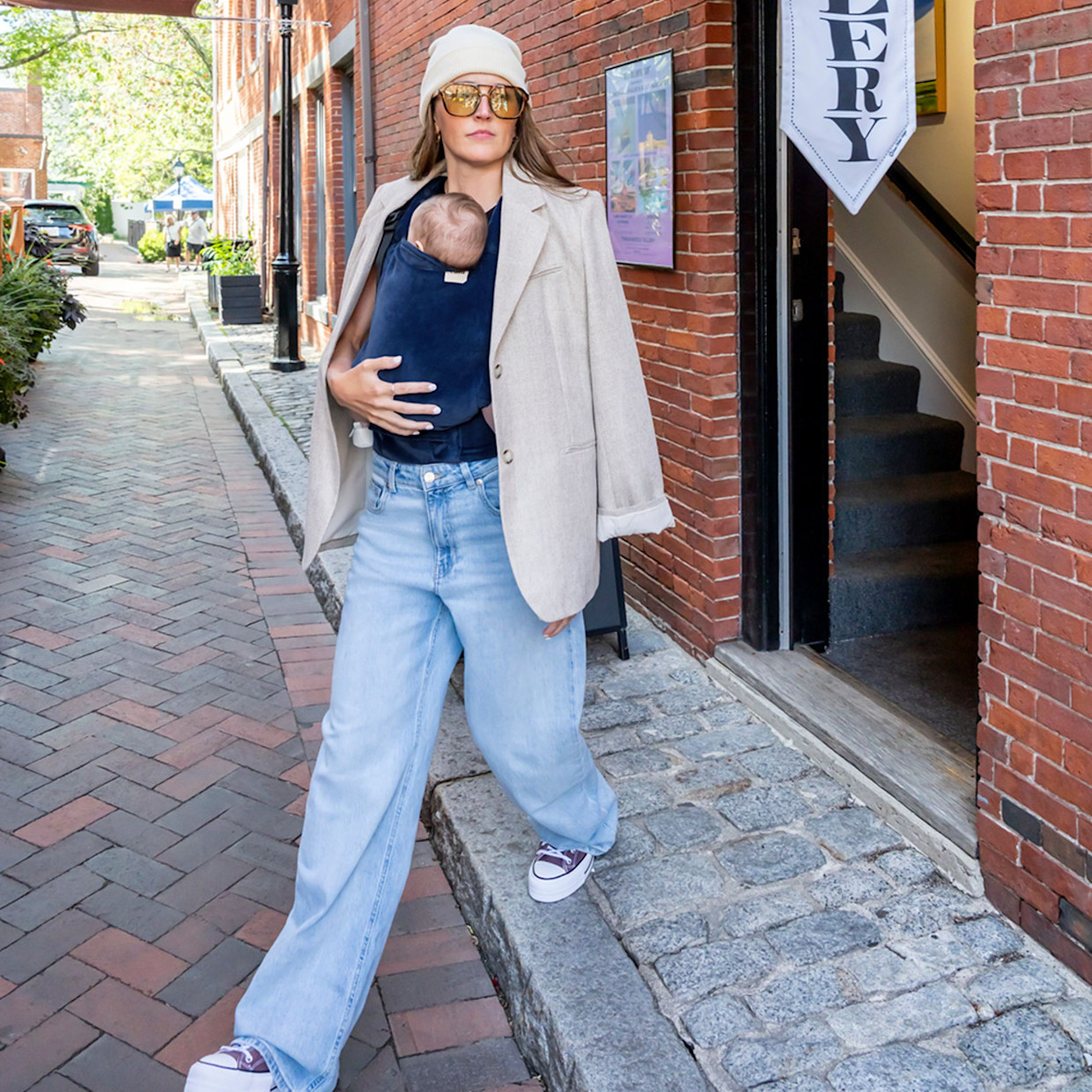 Tula Velour Explore Baby Carrier - Sapphire.