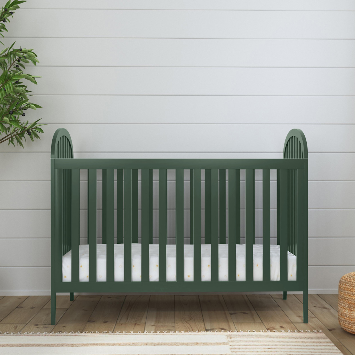 daVinci Beau 3-in-1 Convertible Crib - Forest Green.
