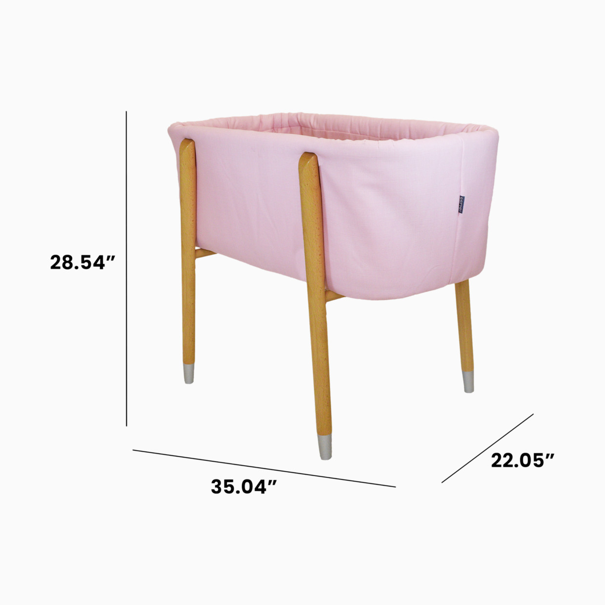 TruBliss Sova Bassinet - Precious Pink.