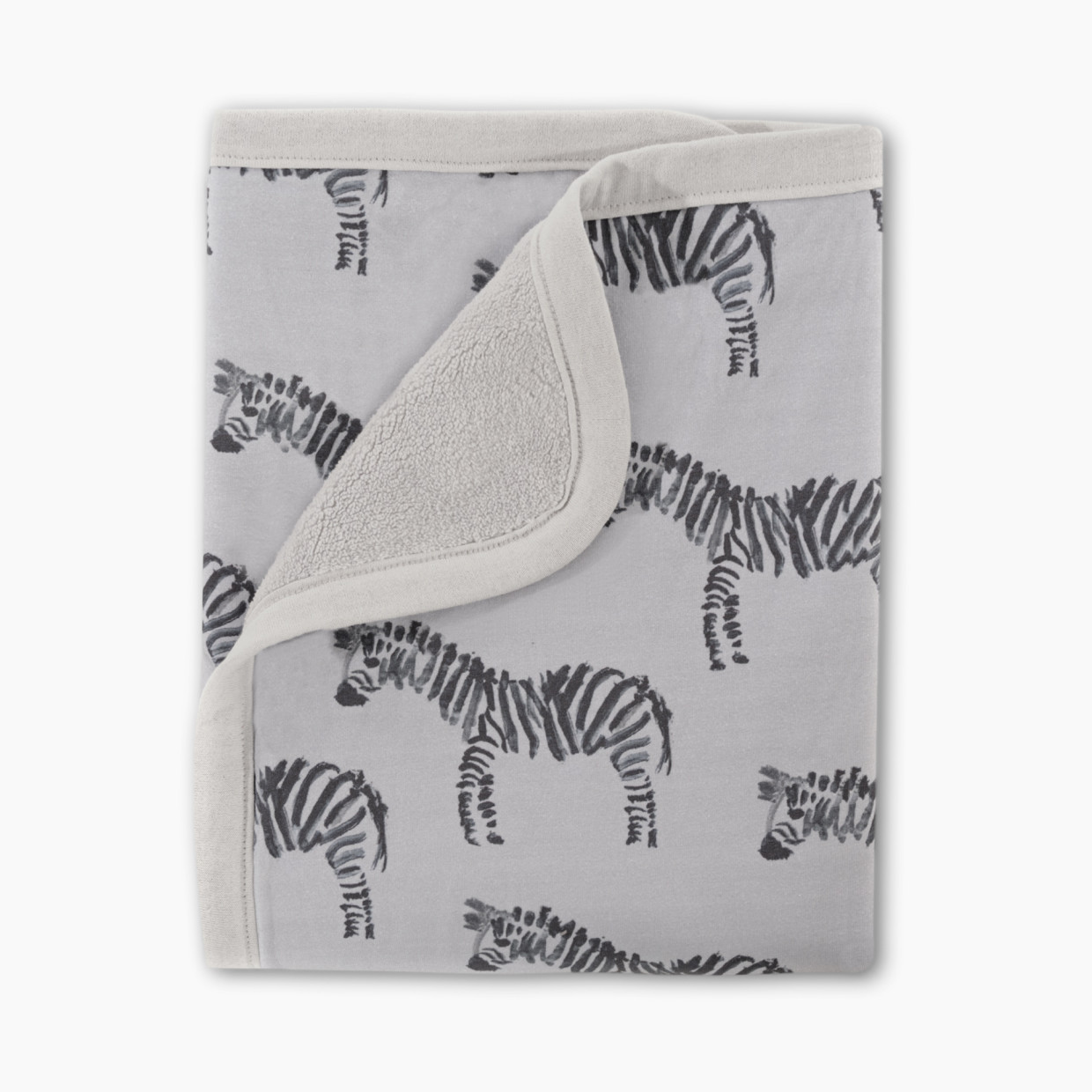 Oilo Studio Jersey Cuddle Blanket - Zebra.