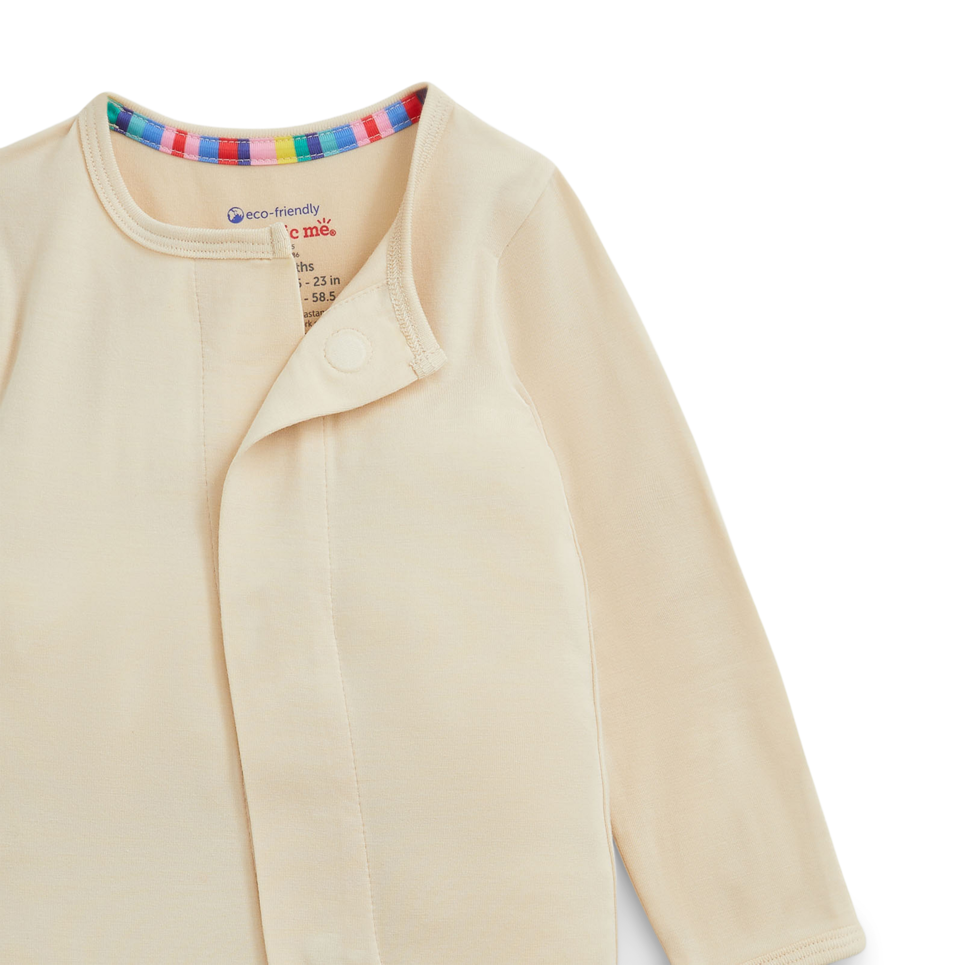 Magnetic Me Modal Magnetic Footie - Tan, Newborn.