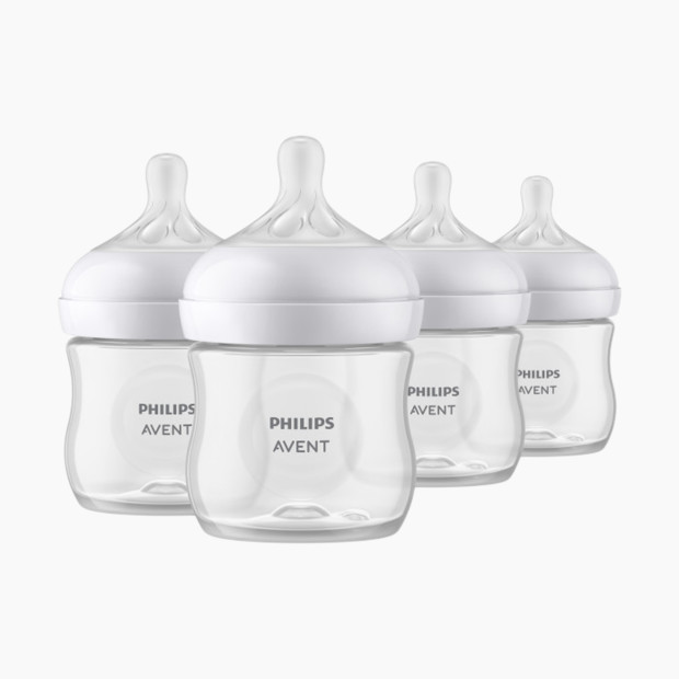 Philips Avent Avent Natural Baby Bottle With Natural Response Nipple - Clear, 4 Oz, 4.