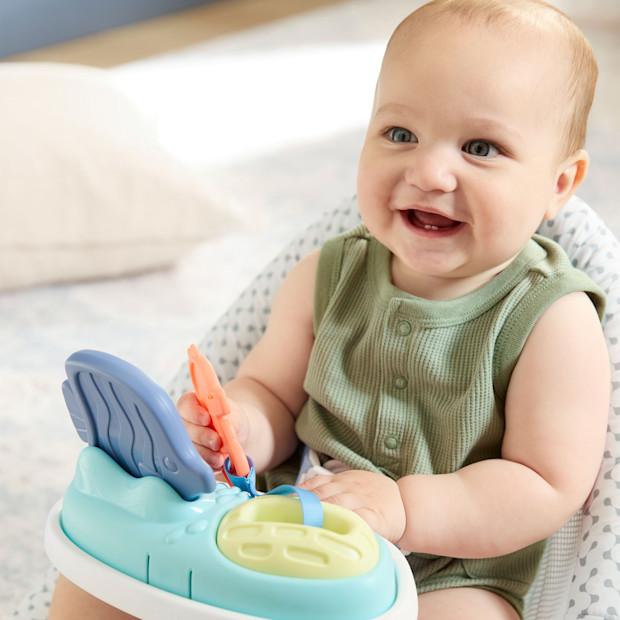 Skip Hop Seascape Upright 2-in-1 Activity Floor Seat.