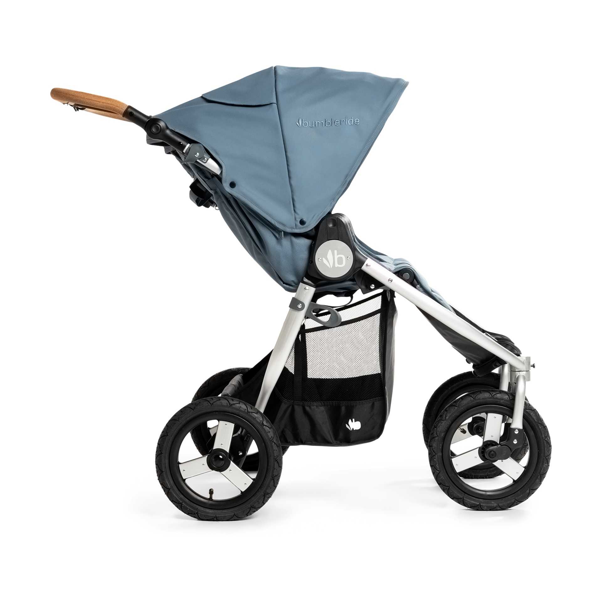 Bumbleride Indie Twin Double Jogging Stroller - Ocean Blue.