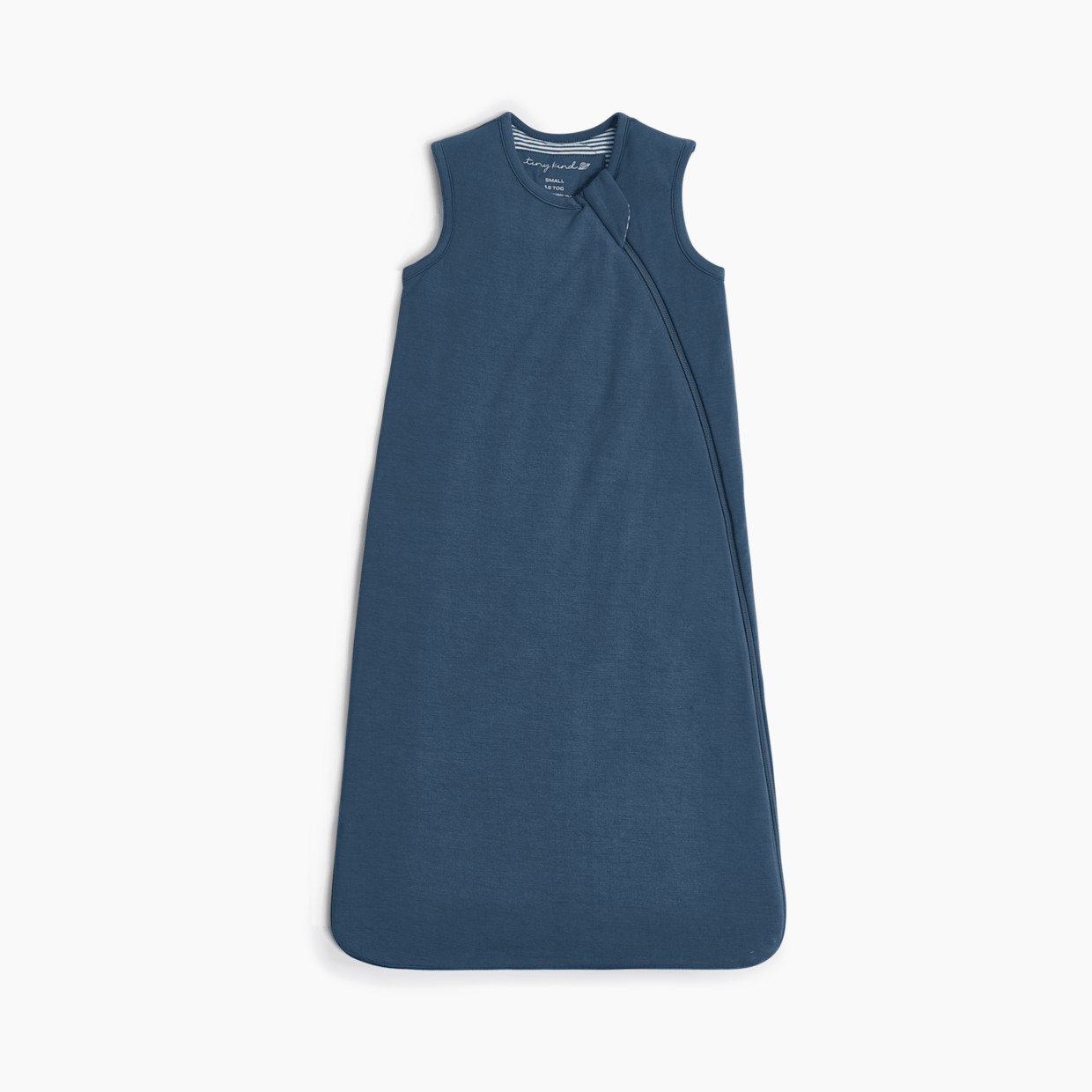 Tiny Kind Bamboo Viscose Wearable Sleep Bag 1.0 TOG - Navy, Small (0-6 Months).